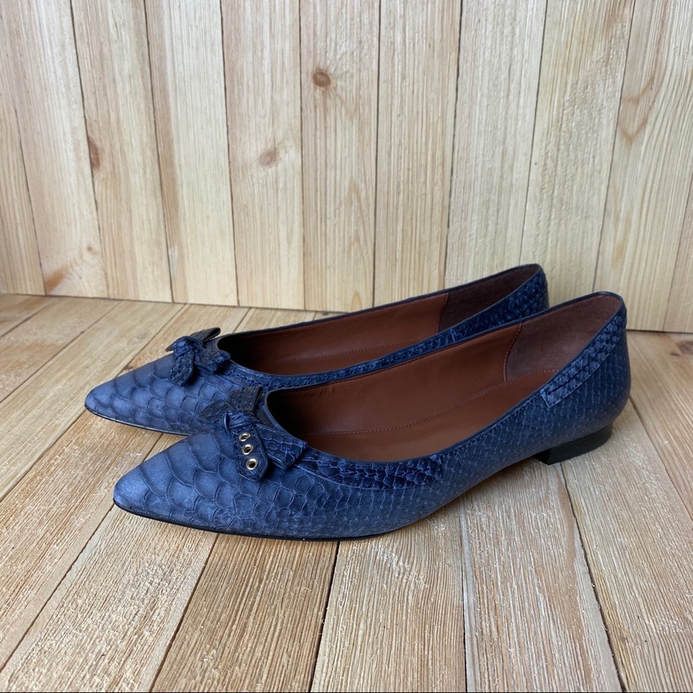 Cole Haan Signature Grand O.S Snakeskin flats